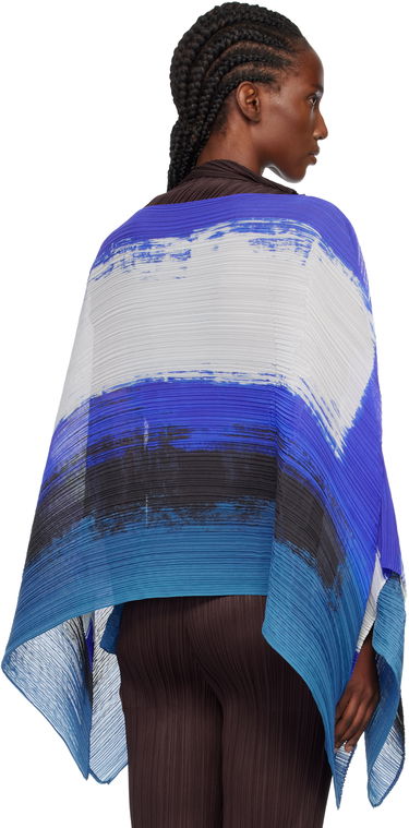 Majica kratkih rukava Pleats Please Issey Miyake PLEATS PLEASE ISSEY MIYAKE Jump Madame-T Pleated Abstract Print Top Višebojno | PP59AD121, 2