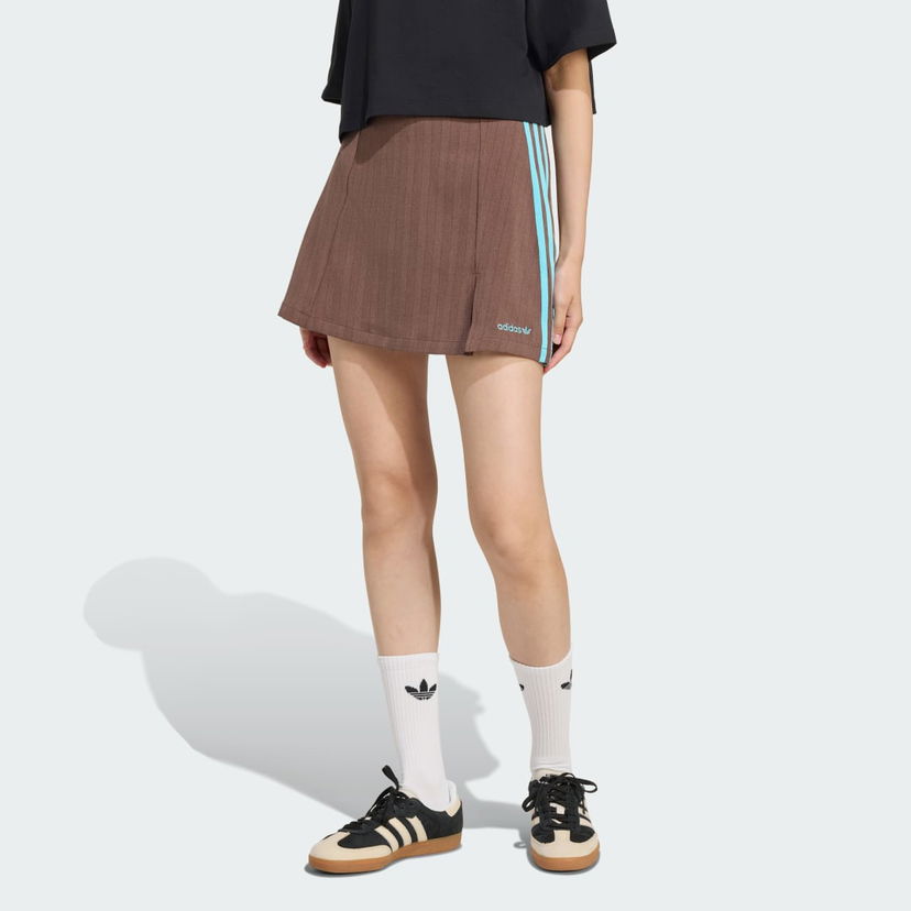 Suknja adidas Performance Tailored Mini Skirt Smeđa | JX5305