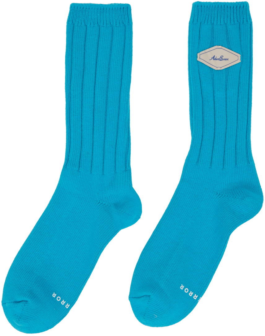 Čarape ADER ERROR ADER error Fluic Ribbed Socks Tirkiz | BMADSSAC0301LB, 1