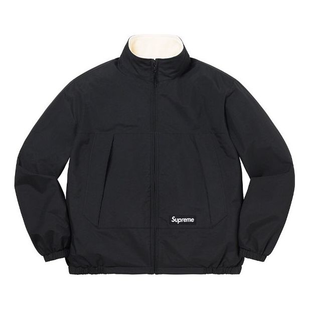 Vjetrovka Supreme Reversible Lined Jacket Crna | SUP-SS22-713