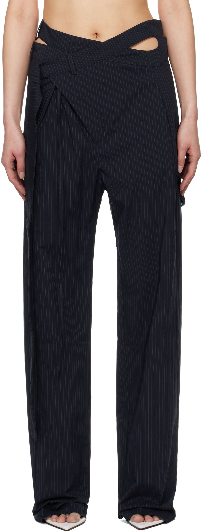 Hlače Ottolinger Ottolinger Signature Wrap Suit Trousers Crna | 12320152301