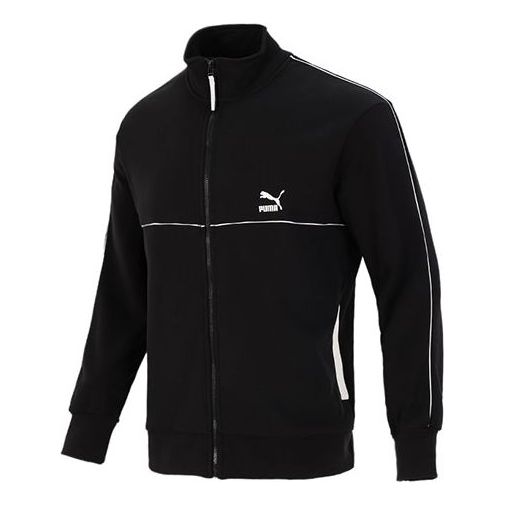 Jakna Puma Running Training Stand Collar Logo Jacket Crna | 531706-51