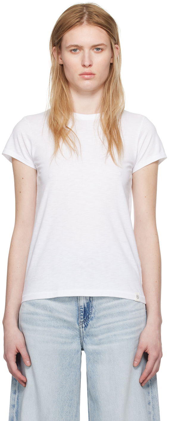 Majica kratkih rukava rag & bone Rag & Bone 'The Slub' T-Shirt Bijela | W272C32CH
