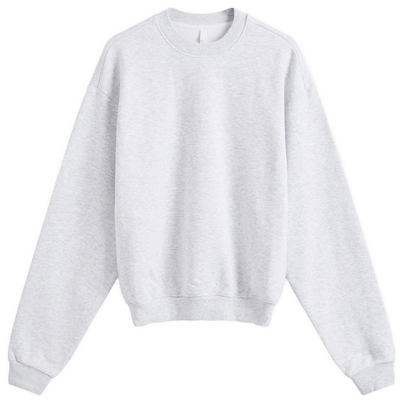 Dukserice SKIMS Cotton Fleece Classic Crew Sweatshirt Siva | TP-PLO-4474-LHG