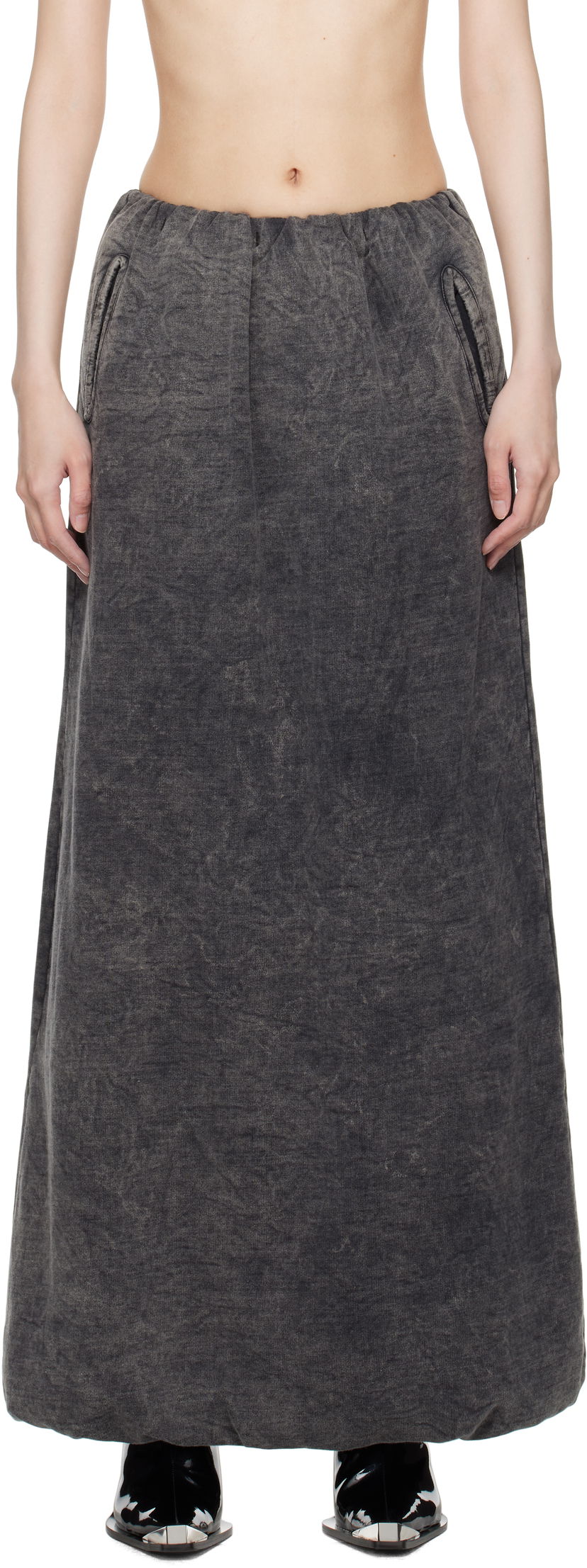 Suknja Diesel O-Tulip Maxi Skirt Siva | A16524 0EGBV
