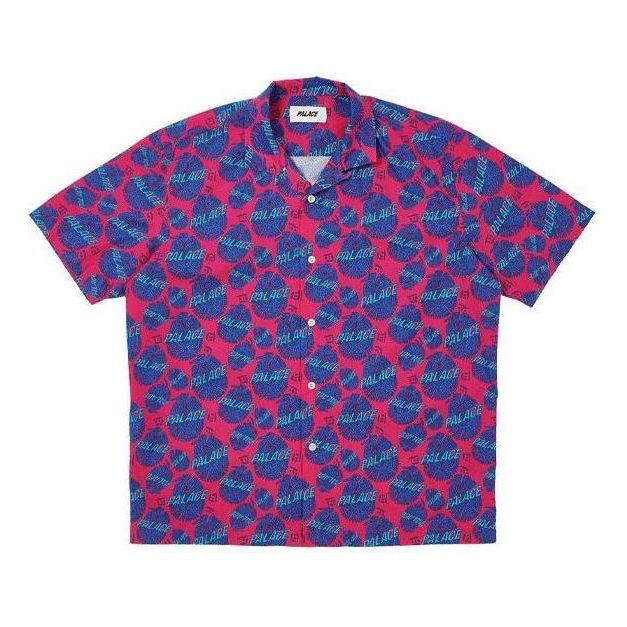 Košulja Palace Palace Short Sleeve Button-Up Shirt Crvena | P22SHT073