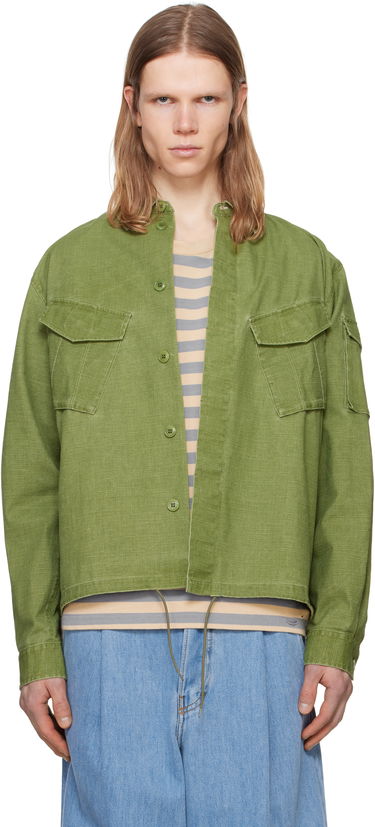 Košulja KENZO Kenzo Paris Pocket Overshirt Zelena | FF55CH5339GD, 0
