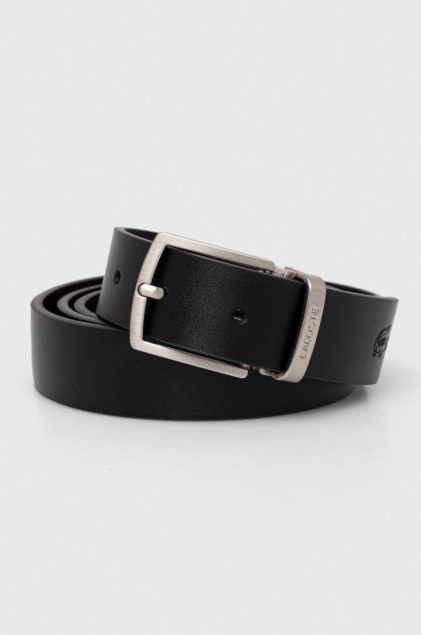 Pojasevi Lacoste Reversible Leather Belt Crna | RC4060