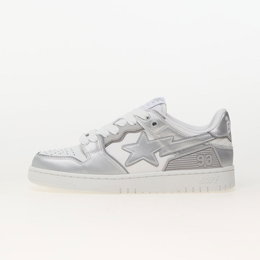 Tenisice i cipele BAPE A BATHING APE Bape Sk8 Sta 4 L White Metalik | 001FWK302311LWHT