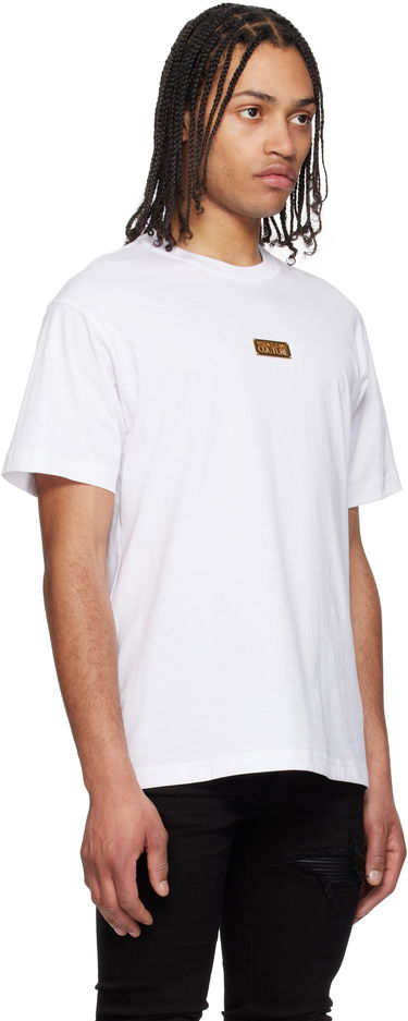 Majica kratkih rukava Versace Versace Jeans Couture Logo T-Shirt Crna | E78GAHT08_ECJ00T, 4