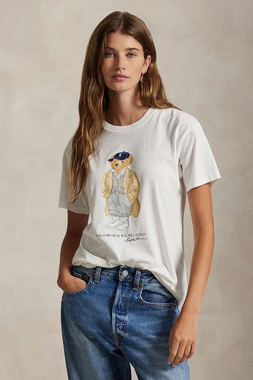Majica kratkih rukava Polo by Ralph Lauren Polo Ralph Lauren Bear Graphic T-Shirt Bijela | 211971752