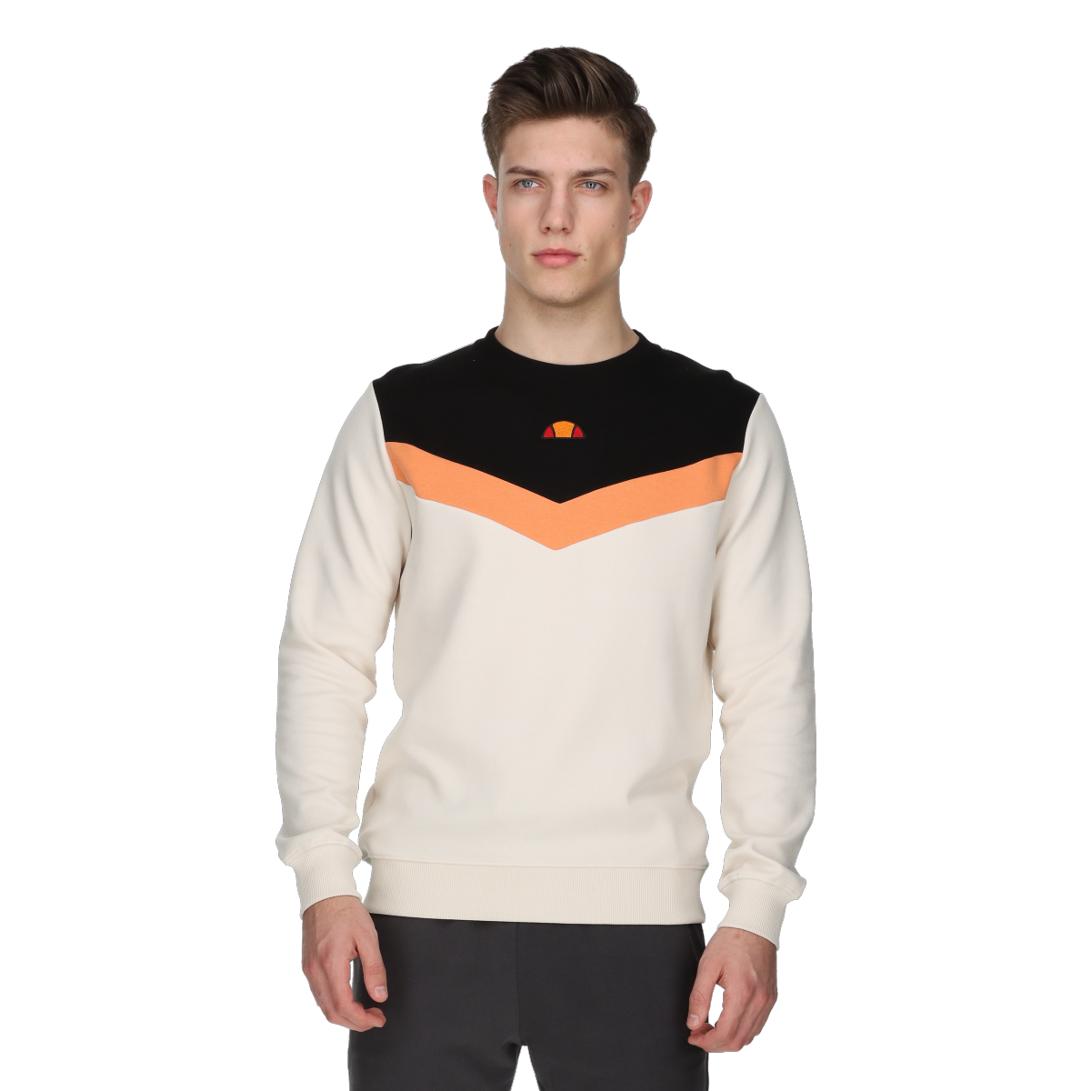Dukserice Ellesse Chevron Crewneck Sweatshirt Višebojno | ELA241M603-11, 0
