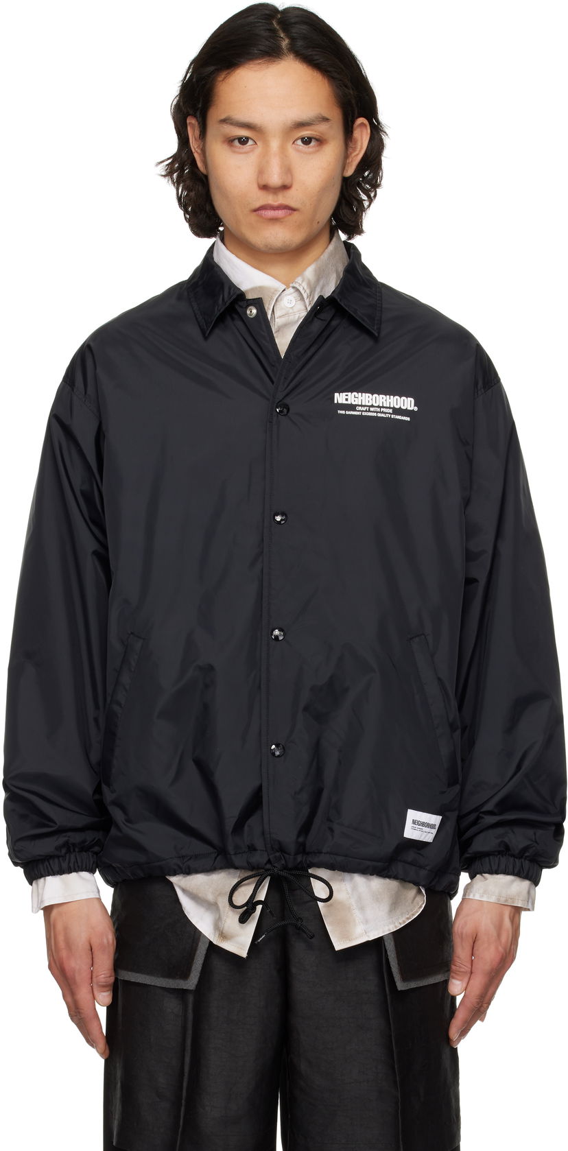 Vjetrovka Neighborhood Windbreaker 1 Jacket Crna | 251TSNH-JKM01