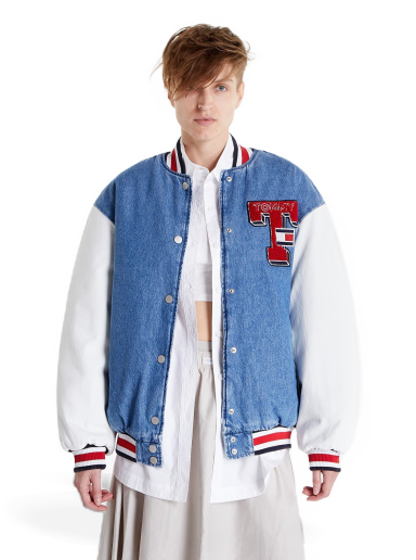 Jakna Tommy Hilfiger Denim Letterman Jack Plava | DW0DW14243 1A5