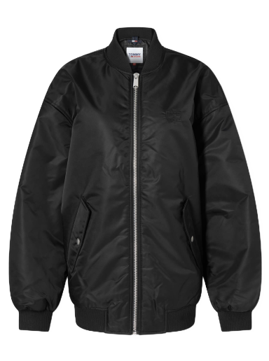 Bomber jakna Tommy Hilfiger Oversize Bomber Jacket Crna | DW0DW16563BDS