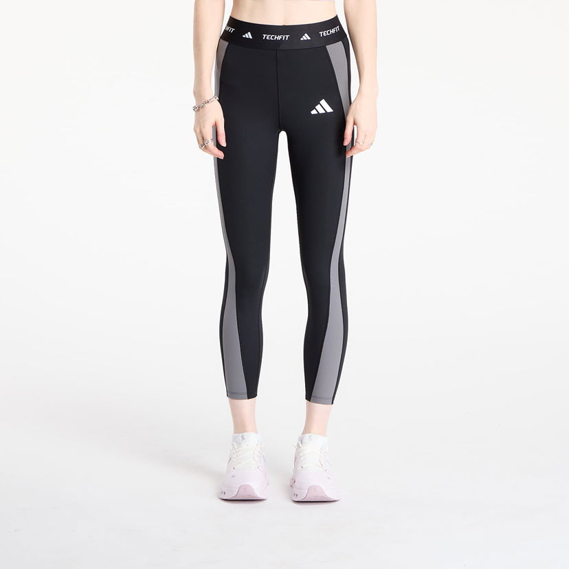 Tajice adidas Performance Techfit Colorblock 7/8 Leggings Crna | JE3652