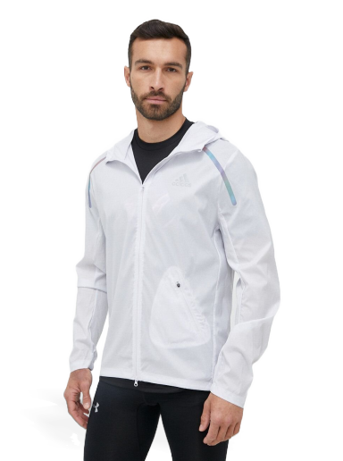 Vjetrovka adidas Performance Marathon Jacket Bijela | IB8953