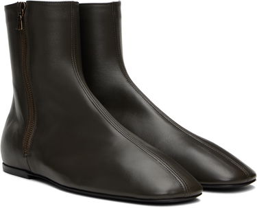 Odjeća Dries Van Noten Dries Van Noten Leather Sock Boots Zelena | MS251-1318, 3