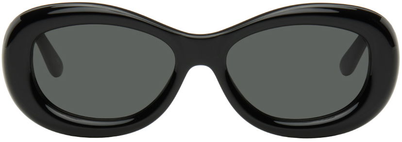 Sunčane naočale Courrèges Oval Sunglasses Crna | 322ALU003AC0006