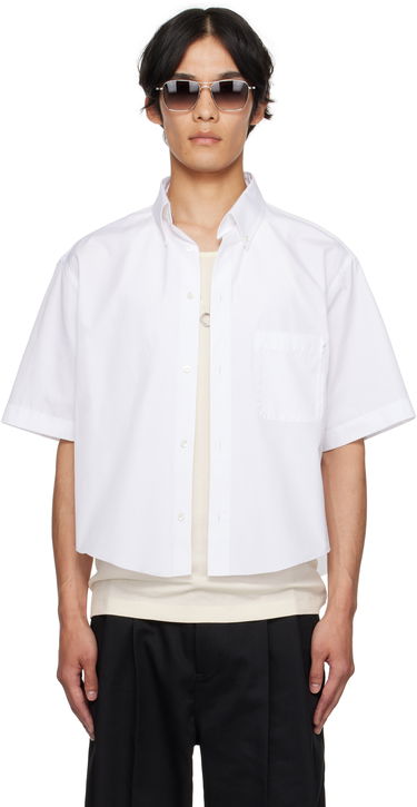 Košulja Maison Margiela Maison Margiela Cropped Button-Up Shirt Bijela | S50DR0012 S43001, 0