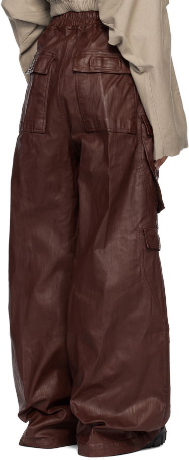 Cargo hlače Rick Owens Concordians Double Jumbo Belas Denim Cargo Pants Smeđa | DS02E7324 SDSW, 2