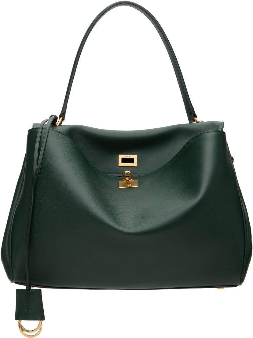 Ručna torbica Balenciaga Balenciaga Rodeo Medium Bag Zelena | 789772 2AA4V