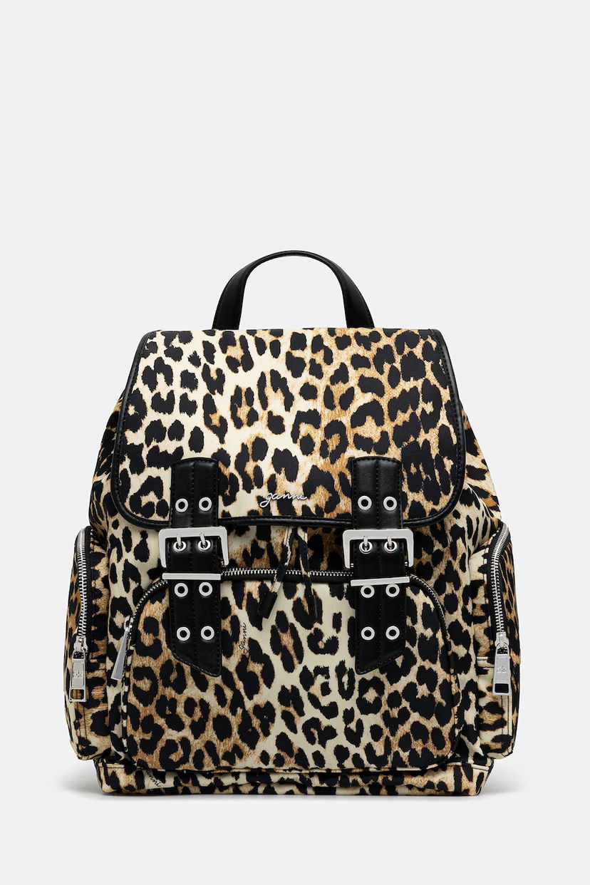 Ruksak GANNI GANNI Bucky Nylon Print Backpack Višebojno | A6527