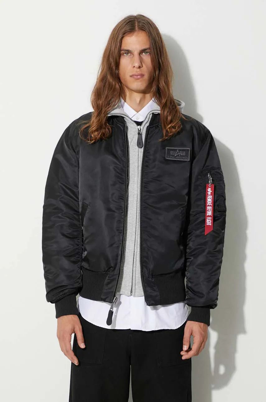 Bomber jakna Alpha Industries MA-1 D-Tec Bomber Jacket Crna | 183110.03, 0