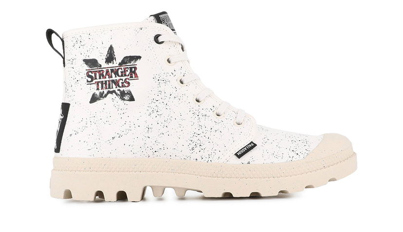Tenisice i cipele Palladium Pampa Demodog Stranger Things High-Top Boot Bijela | 74497-180-M
