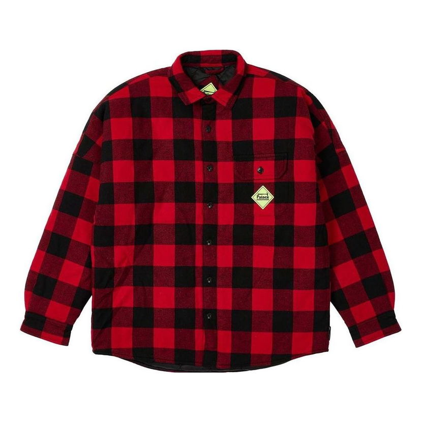 Košulja Palace Hardware Insulated Shirt Crvena | P25SHT044
