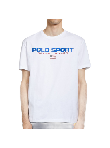 Majica kratkih rukava Polo by Ralph Lauren Classic Fit Polo Sport T-Shirt Bijela | 710750444002