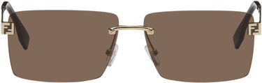 Sunčane naočale FENDI Sky Rectangular Rimless Sunglasses Smeđa | FE40165UM6032E 840126860023, 0