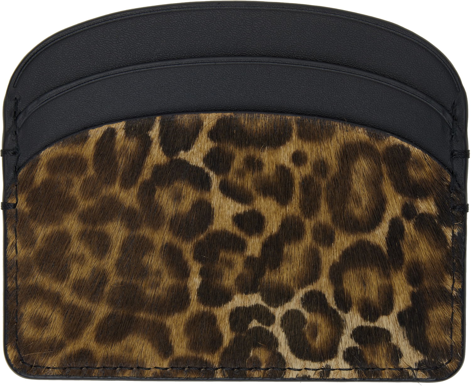 Novčanik A.P.C. A.P.C. Demi-Lune Leopard Card Holder Višebojno | PXCAW-F63270, 1