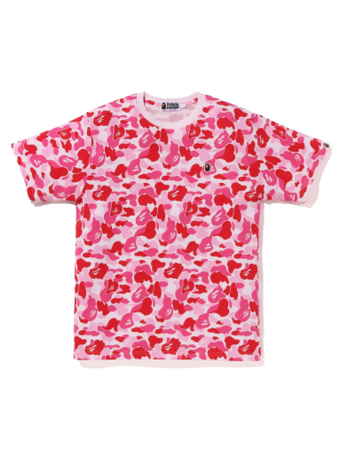 Majica kratkih rukava BAPE ABC Camo Ape Head One Point Tee Ružičasta | 1J30-109-015