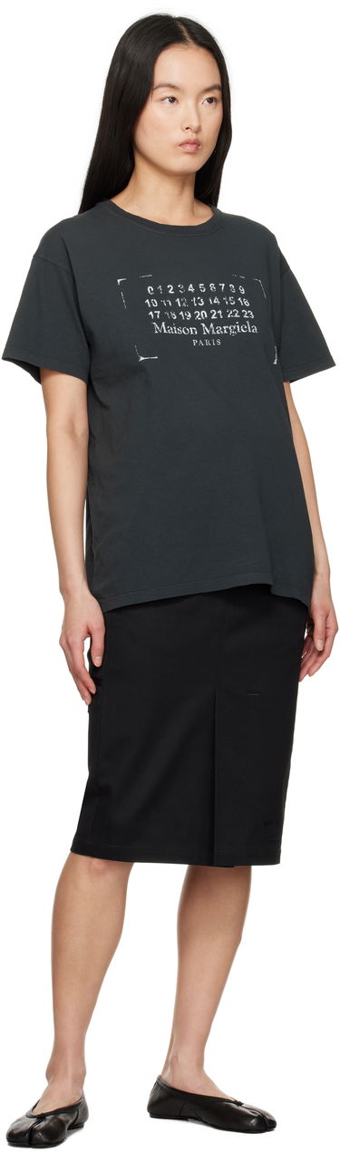 Majica kratkih rukava Maison Margiela Maison Margiela Stamp Logo T-Shirt Crna | S51GC0534 S24575, 3