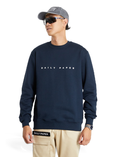 Dukserice DAILY PAPER Alias Sweater Tamnoplava | 191326