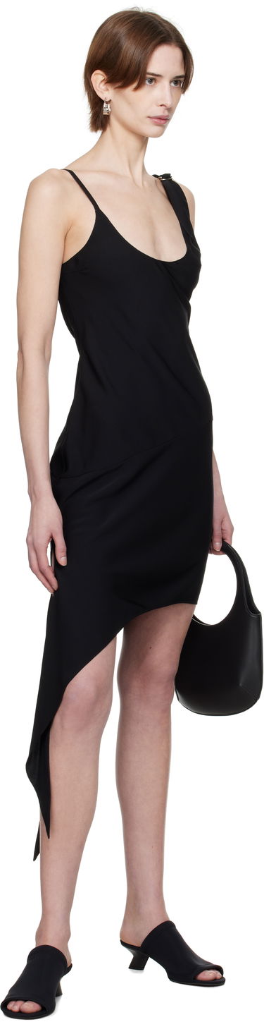 Tenisice i cipele Courrèges Courrèges Wet Scuba Heeled Mules Crna | 125SSD029NE0006, 4