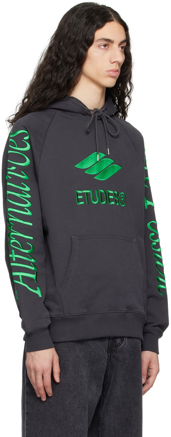 Dukserice Études Études Racing Eco Hoodie Siva | E23MM270A01696, 1