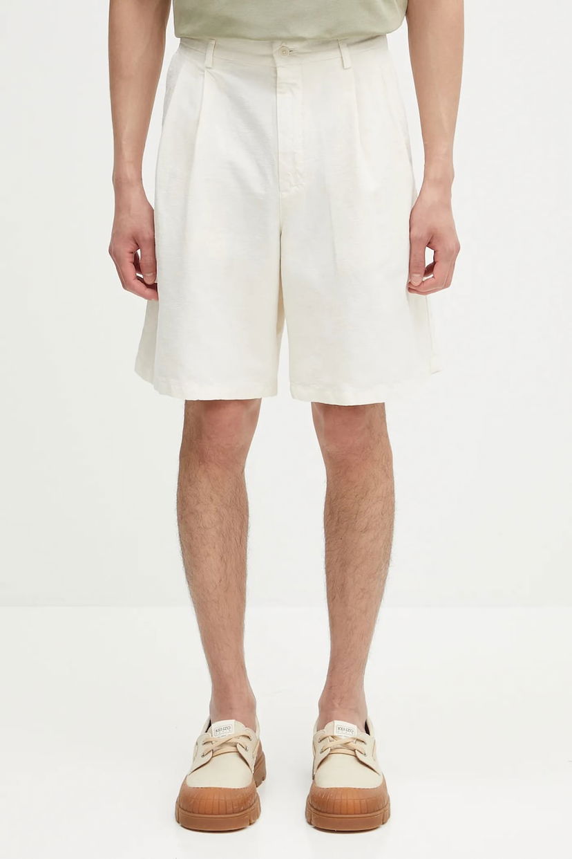 Kratke hlače NORSE PROJECTS Norse Projects Benn Cotton Linen Shorts Bijela | N35.0617.0219