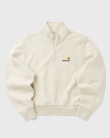 Dukserice Carhartt WIP American Script High Neck Quarter-Zip Sweatshirt Bež | I033827-05.XX, 1