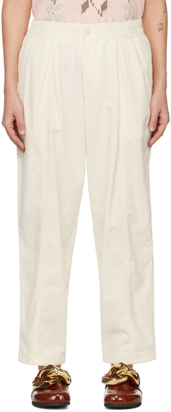 Hlače YMC YMC Sylvian Trousers Bijela | Q4UAD