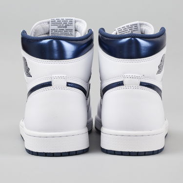 Tenisice i cipele Jordan Air Jordan 1 Retro High OG "Metallic Navy" Bijela | 555088-106, 3