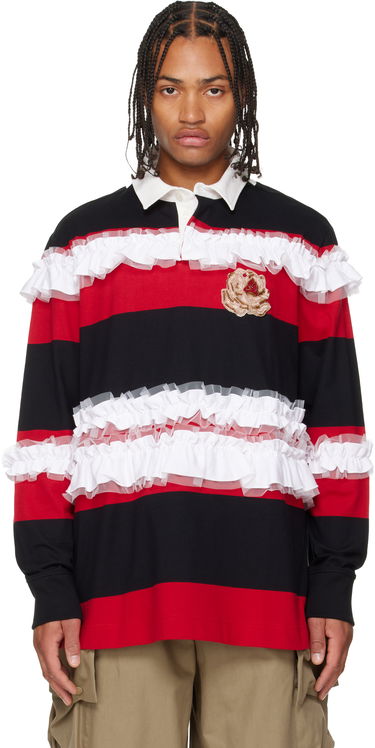 Polo majica Simone Rocha Simone Rocha Ruffle Rugby Polo Višebojno | 5360B 1282, 0