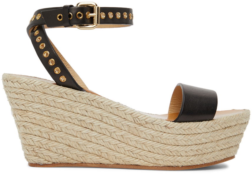 Dodaci ISABEL MARANT Isabel Marant Messer Wedge Sandals Crna | 22PEP0070-22P063S, 0