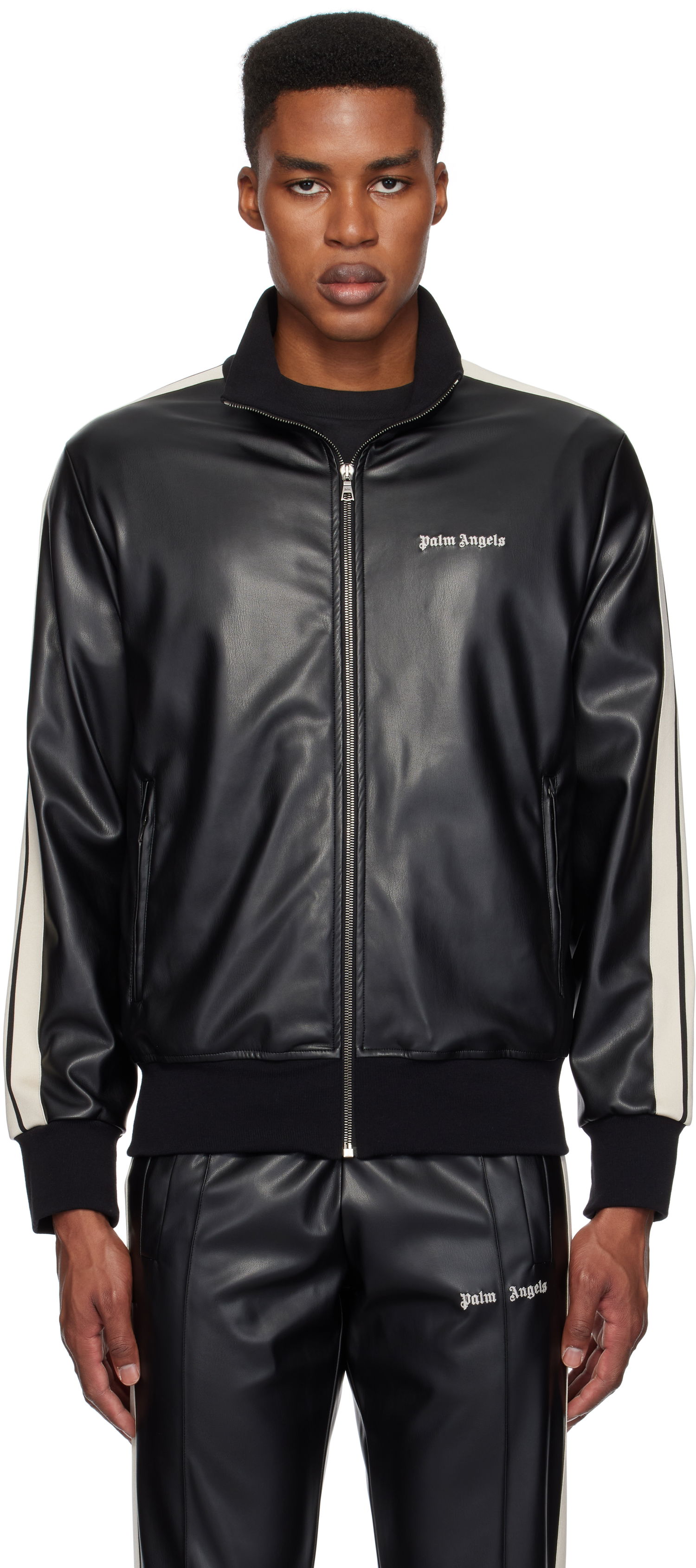 Jakna Palm Angels Track Jacket With Logo Crna | PMBD058F24FAB0021003, 0
