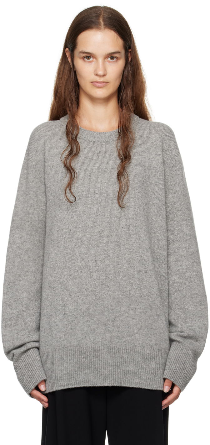 Džemper The Row Sweater Loose Fit Siva | 5582-Y184