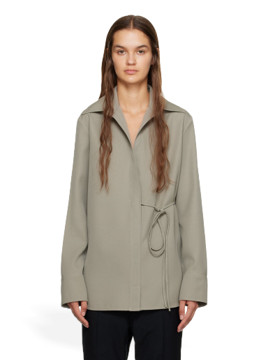 Košulja Jil Sander Wrap Shirt Siva | J02DL0154_J40002