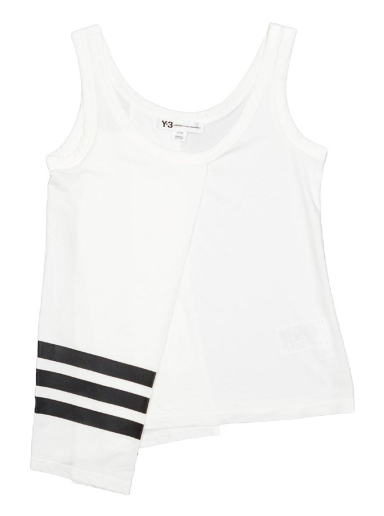 Majica bez rukava adidas Originals Y-3 3 Stripes Tank Top Bijela | CY8457