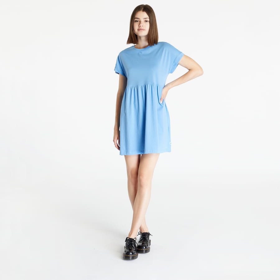 Haljina Urban Classics Ladies Organic Empire Valance Tee Dress Plava | TB5040-01301, 0