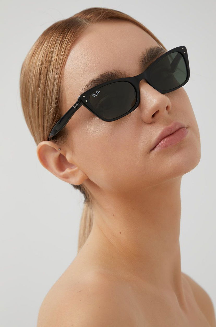 Sunčane naočale Ray-Ban LADY BURBANK Sunglasses Crna | 0RB2299
